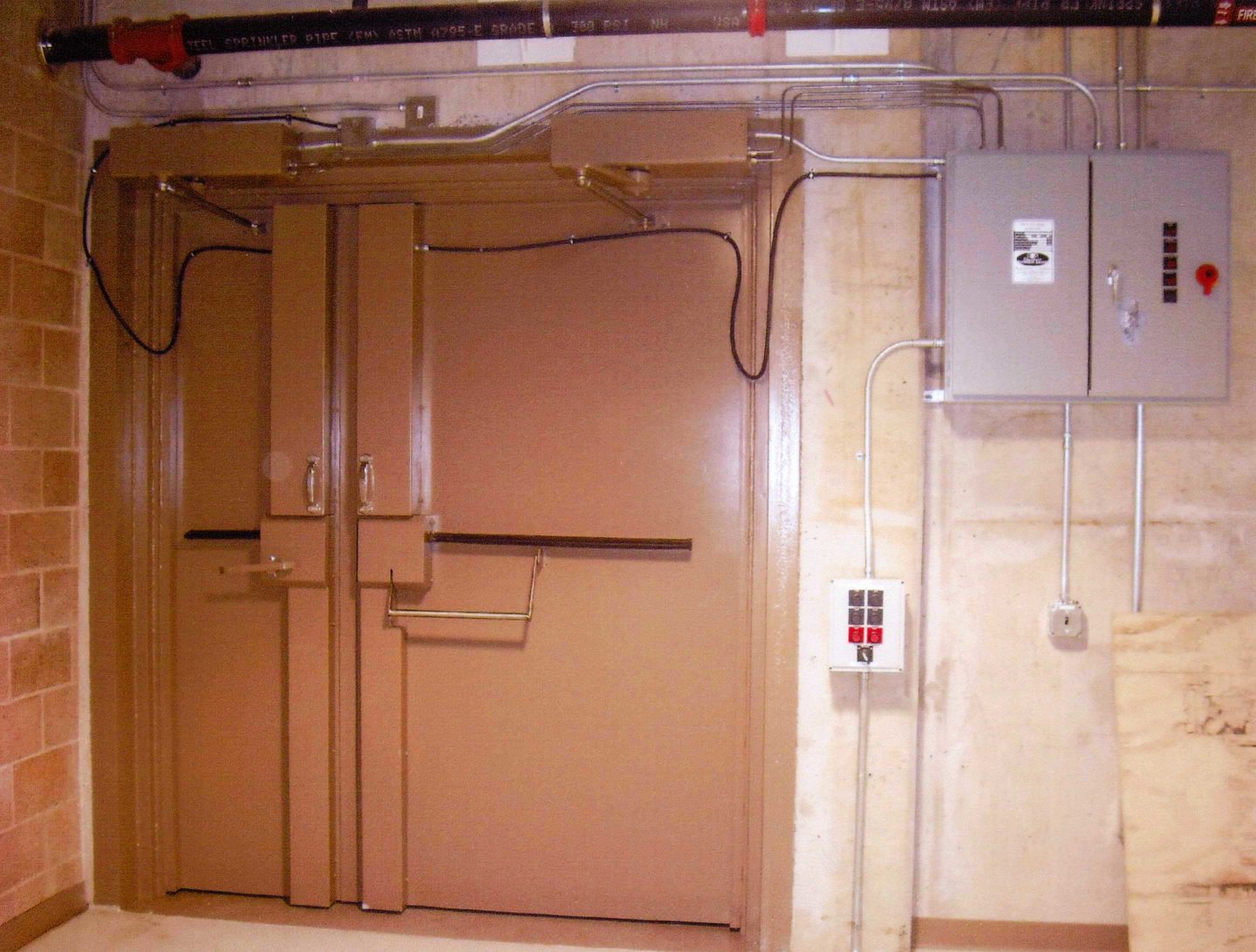 Interior Bi-Swing Blast Resistant Door