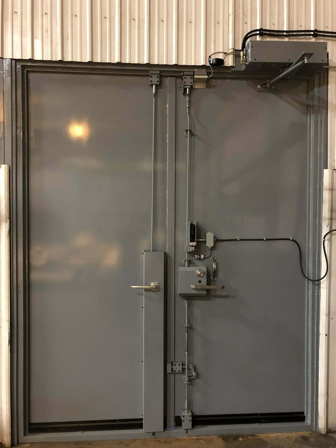 picture of forced protection door