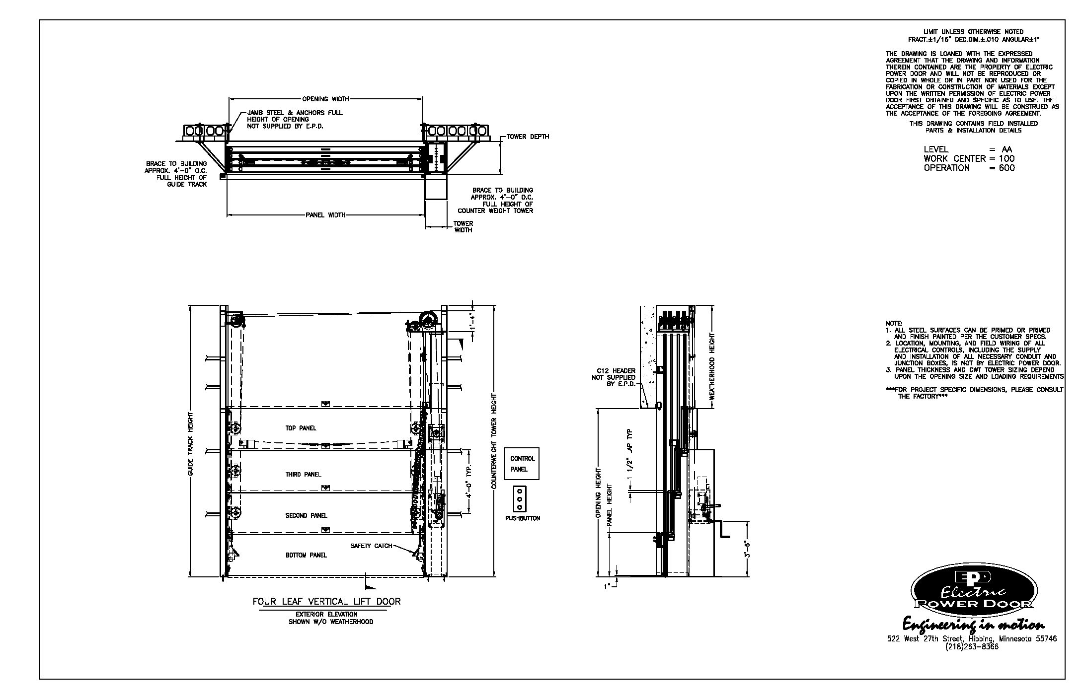 Electrical Panel Drawing