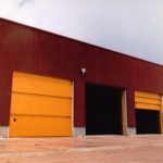 Vertical Lift Doors with Mandoor on the Truck Shop on a Taconite in Hibbing, MN