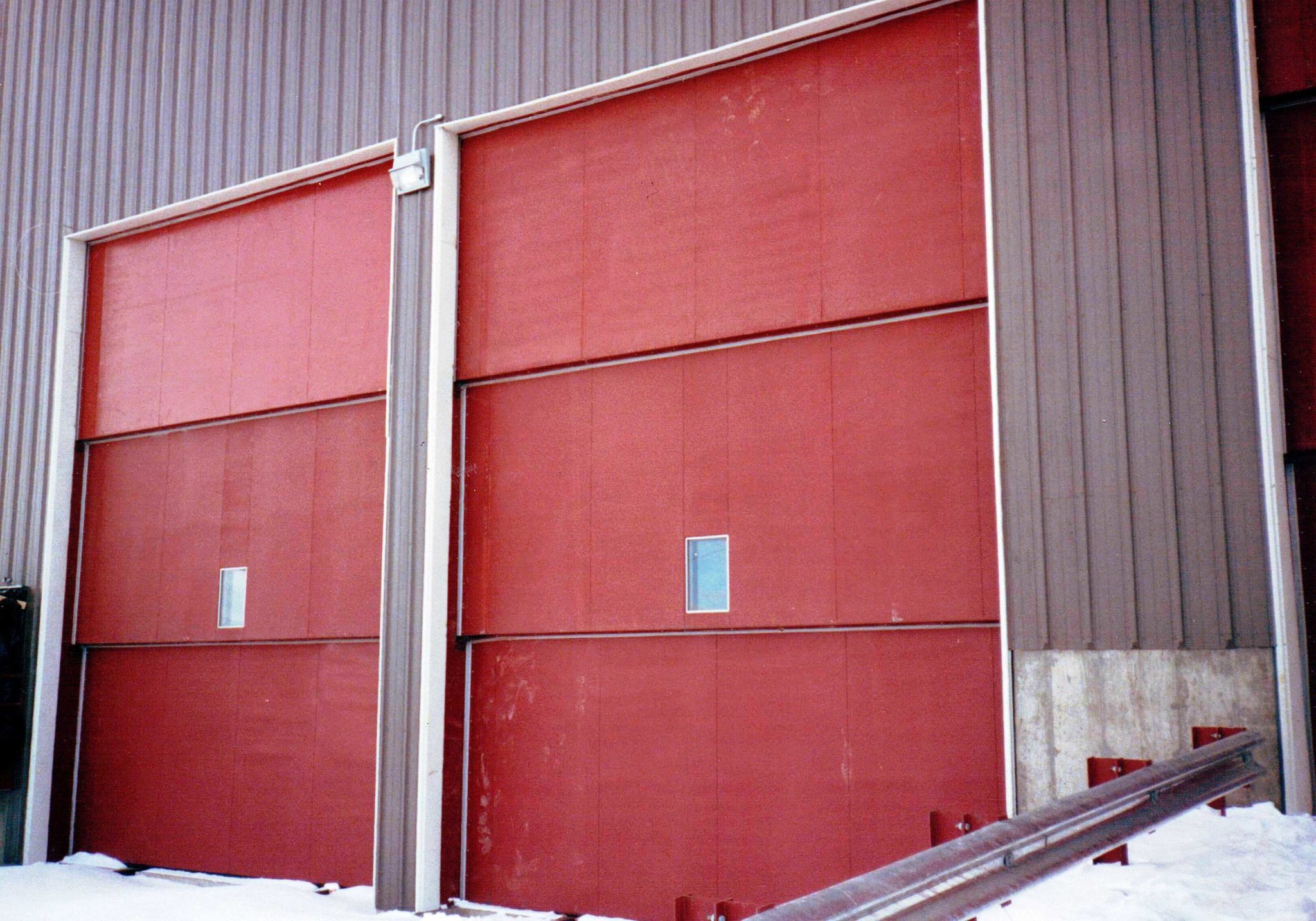 Vertical Lift Doors with Vision Window