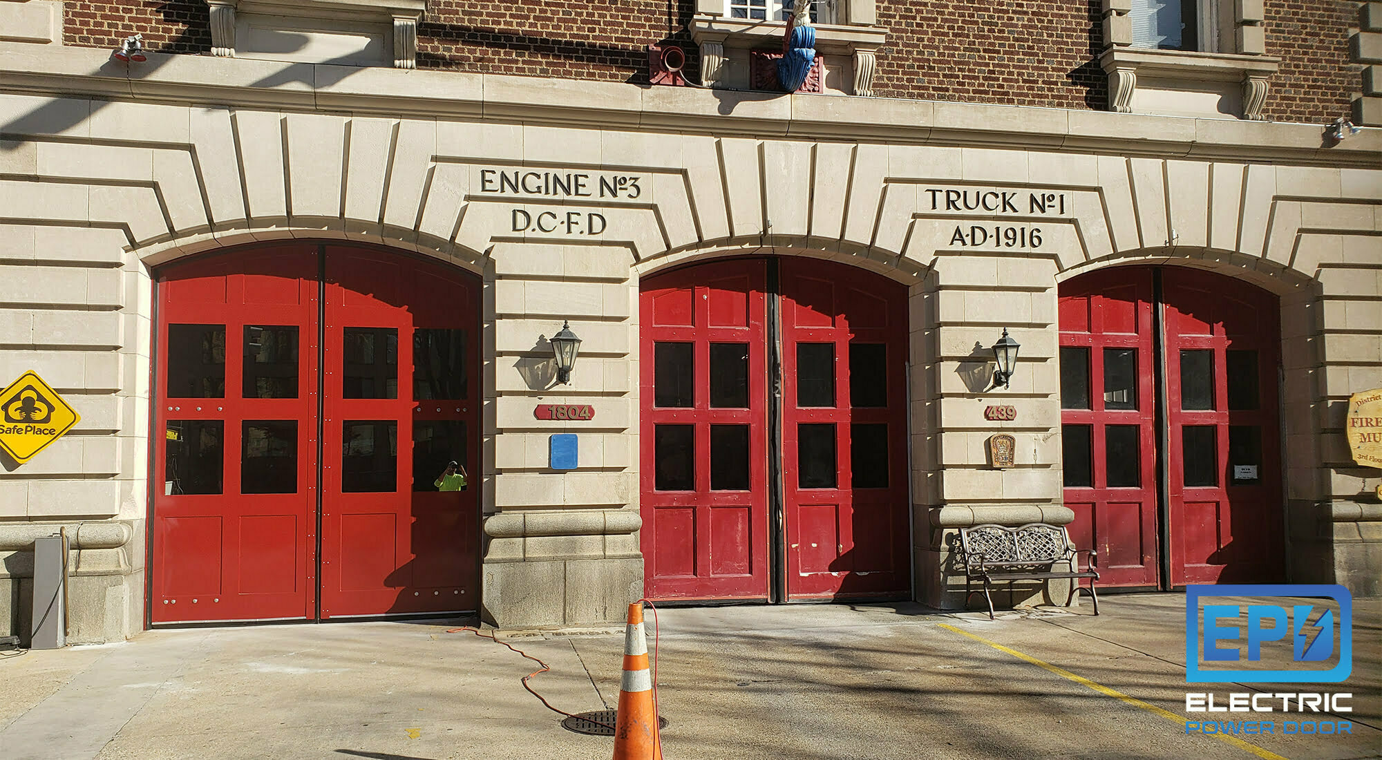 Engine Company 16-Truck Company 3 Fire Station Door by Electric Power Door