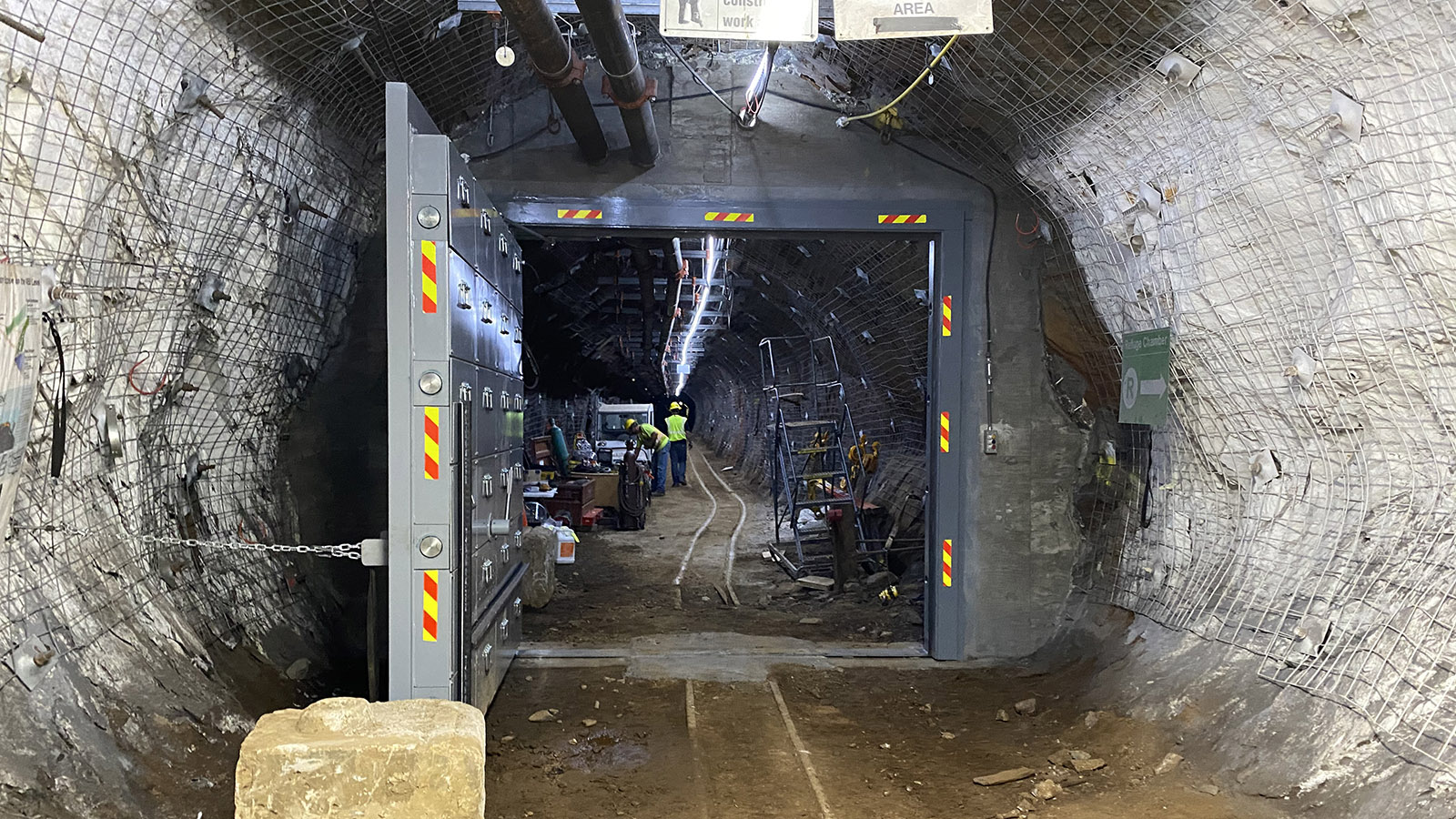 Blast Door in underground mine